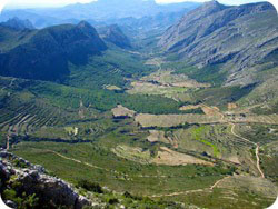 View from Pas dels Comptador to Sella